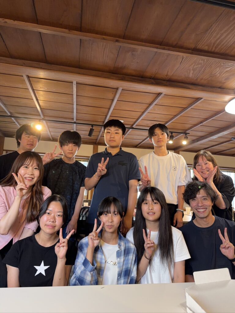卒業パーティー集合写真